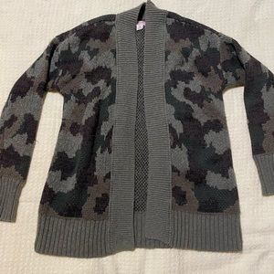 Camo Cardigan